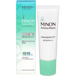 MINON Amino Moist Balancing Base UV 25g SPF30+++ Sun Care Makeup Primer Sensitive Combination Skin 