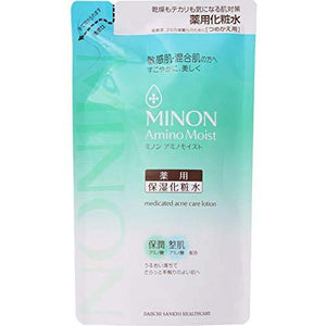 MINON Amino Moist Medicated Acne Care Lotion Refill 130ml Sensitive Combination Skin Moisturizer