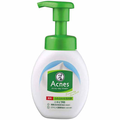 Mentholatum Acnes Acne Prevention remedy Fluffy Foam Face Wash 160mL Facial Cleanser