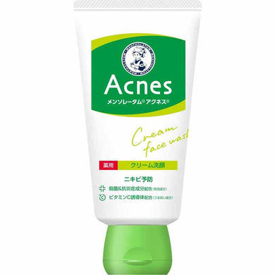 Mentholatum Acne Prevention remedy Cream Face Wash 130g Facial Cleanser