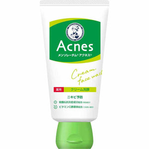 Mentholatum Acne Prevention Medicated Cream Face Wash 130g Facial Cleanser