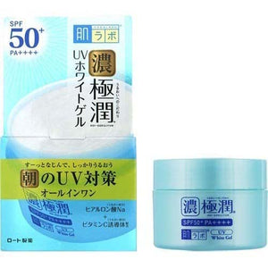 Hada Labo Koi-Gokujyun UV White Gel 90g Day All-in-One Moist Hyaluronic Acid Vitamin C Skin Care