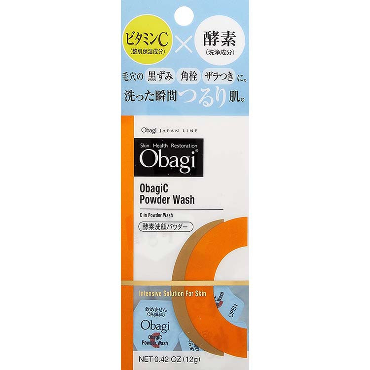 ROHTO Skin Health Restoration Obagi C Enzyme Facial Cleansing Powder (2 types of Vitamin C Enzyme) 30 Pieces