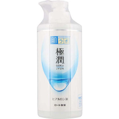 Hada Labo Gokujyun Hyaluronic Acid Solution SHA Hydrating Lotion Large-capacity Pump-type 400ml Moist Soft Skin Care