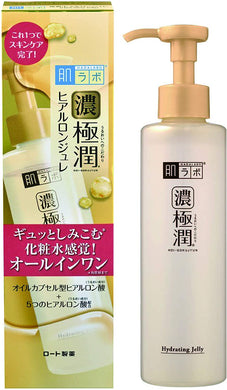 Hada Labo Gokujyun Hyaluronic Jelly 180ml All-in-One Moisturizer Lotion Toner Beauty Essence Pack