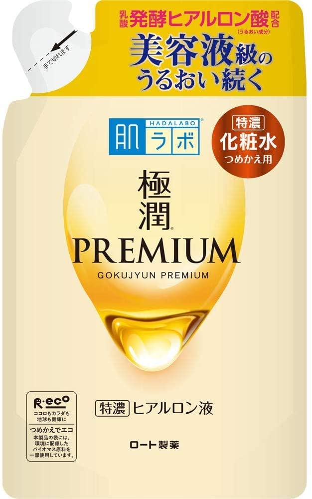 Hada Labo Gokujyun Premium Hyaluronic Liquid Lotion Refill 170ml