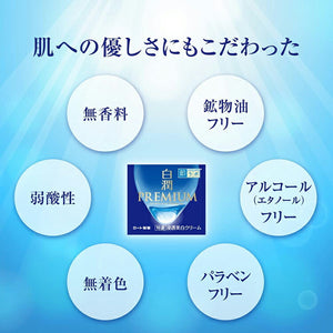 Hadalabo Shirojun Premium Medicated Penetrating Whitening Cream 50g