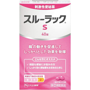 Surulac Plus 40 Tablets Japan Medicine Constipation Relief Hemorrhoids Dull Headache Hot Flash Appetite Loss