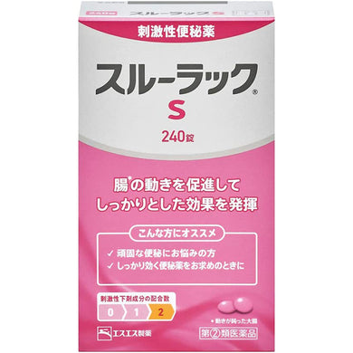 Surulac Plus 240 Tablets Japan Medicine Constipation Relief Hemorrhoids Dull Headache Hot Flash Appetite Loss Pimples