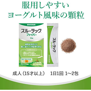 Surulac Fiber 10 Packs Japan Medicine Clean Stagnant Stools Improve Intestinal Movement Smooth Excretion