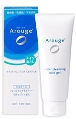 AROUGE Moist Cleansing Milk Gel 100g Sensitive Skin Makeup Remover Moist Smooth Care Acne Prevention