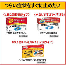将图片加载到图库查看器，Pabron Rhinitis Capsule S.alpha 48 Capsule Japan Medicine for Runny Nose Sneezing Stuffy Nose Allergy Relief
