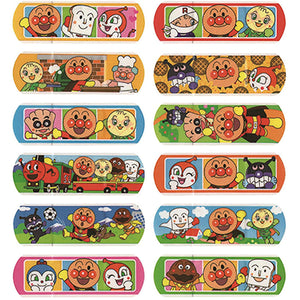 Muhi's Injury / Wound Tape, Anpanman 20 sheets - To protect wounds.  Fits the child's fingers firmly.  The size is the length of the child's finger, so it is easy to use and protects the wound of a child who is active.  There are 12 kinds of designs with Anpanman characters, 20 pieces in total.
