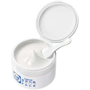 White-Transparent TOUMEI BIHADA remedy White Pack N 130g Simple Wash-off Face Mask Anti-freckles Brightening Skin Care